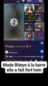 375K views · 4.4K reactions | Sortez ooo. Tiktok en  30k connectés. Affaire CHEICK TIOTÉ. MADAH BITEYE À LA BARRE. Écoutez ce que cette femme a semé. Ehhh CHEICK TioTé yako  @à la une | Tatiana Ali | Facebook