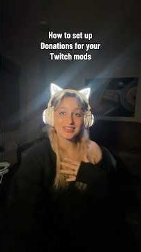 This is how I set up donations for my mods or team members! #twitchtips #streamertips