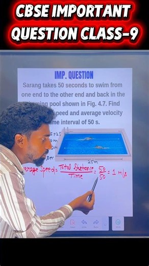 Average Speed vs Average Velocity | Most Important Physics Question#rankersnova #viral