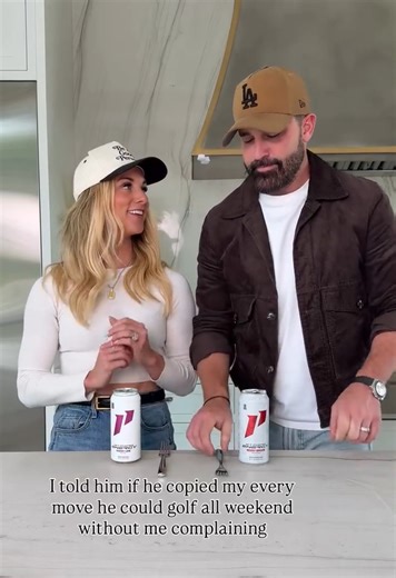 I told him if he copied my every move, he could golf all weekend