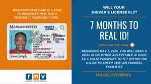 1.6K views · 14 reactions | Will your Driver’s License fly? Deadline for REAL ID is 7 months away! Visit Mass.Gov/RMV to view our #REALID countdown clock, identification requirements and to schedule your appointment! | Mass.gov | Facebook