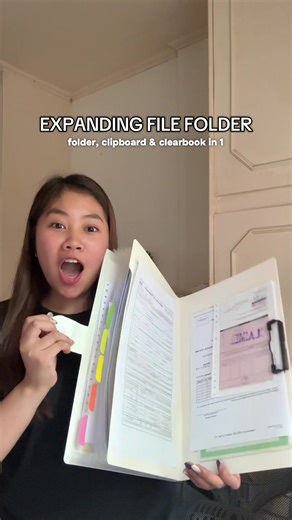 Student Essentials: Document Organizer with Clipboard and File Folder