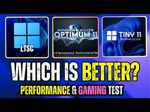 Lets TEST 3 Best ISO - Tiny11 - Win 11 LTSC - Optimum 11 Pro