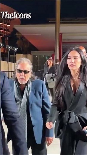 Al Pacino & Noor Alfallah Going To Event Together #AlPacino