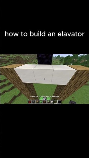 How to build a working elevator in Minecraft #mychannel #foryou #foryoupage #minecraft #escalator