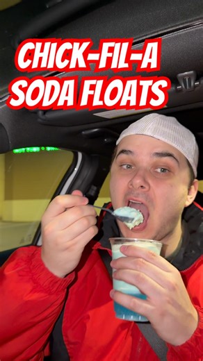 NEW! Chic-Fil-A Floats 🍦🥤#icecream #chickfila #drpepper #milkshake #powerade #shorts #soda #sprite