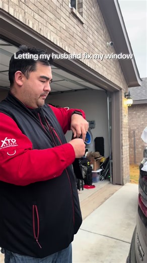 Edit: Husband slander will not be tolerated. The tape has already been removed and we have an appointment to get it fixed on Saturday. #subaru #subaruascent #brokenwindow #saranwrap #midlandtx