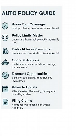 🚗🛡️ Auto Policy Guide | Essential Tips for Smarter Car Insurance Decisions 💰📑