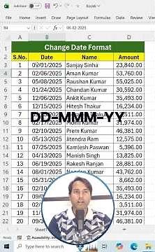 🗓️ How to Change Date Format in Excel | Simple & Quick Method #excelhacks