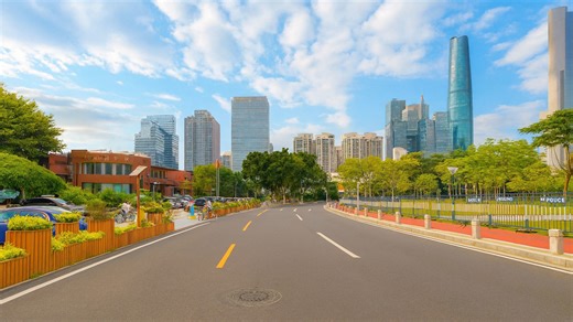 Guangzhou’s Zhujiang New Town Feels Calm and Modern