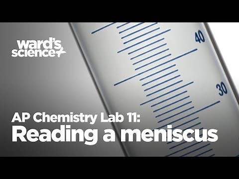 AP Chemistry Lab 11 - Reading a Meniscus