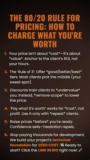 The 80/20 Rule for Pricing: How to Charge What You're Worth #ad (Verify Info)