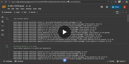 #qiskit #bellstate #entangledstate #quantum #consistency | Sheershika Madala