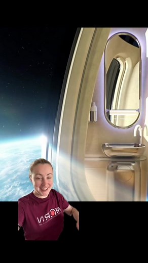 Balloons will probably be the future of space tourism #stem Sources: 1. “Space Perspective unveils ‘Space Spa’ restroom” – Live Science 2. “Peek Inside the Space Balloon Lifting passengers 100,000 Feet” – Popular Mechanics