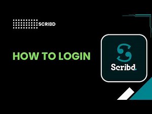How to Login Into Scribd App !