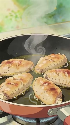 Cozy Kitchen Spicy Food 🍜 | Anime ASMR Vibes #foodasmr #food