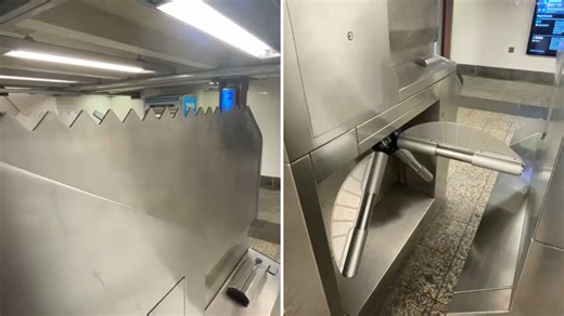 MTA to install spikes and paddles on turnstiles at all subway stations as barrier for fare evaders