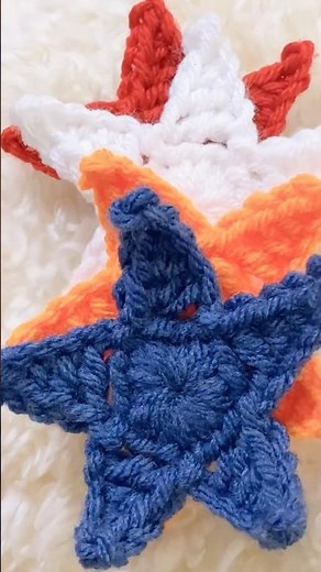 Easy Crochet Star Tutorial Perfect for Beginners to Shine with Happy Crocheting! #crochet #tutorial