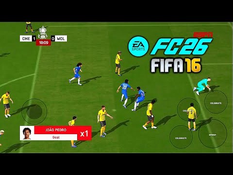 FIFA 16 Mod FC 26 ANDROID Apk+Obb+Data Offline Mediafire Latest Transfers & Kits Download