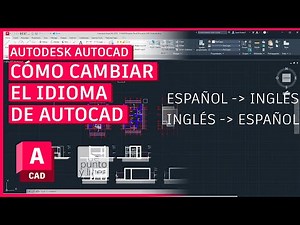 How to change the language of AutoCAD // Spanish to English and all languages