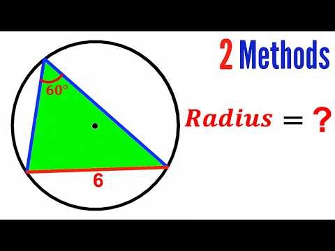 Can you find the Radius of the Circle? | (Triangle) | #math #maths | #geometry