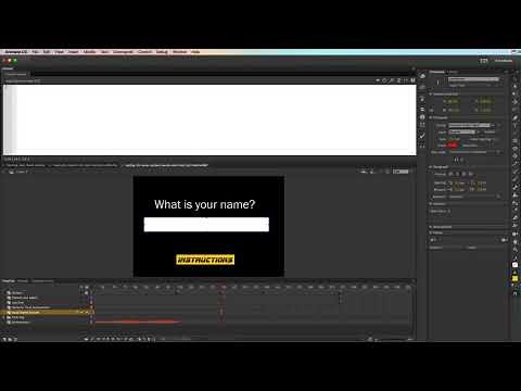 Animate CC (part 2) Returning a User Name with Dynamic Text