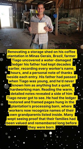 THE COFFEE FARMER WHO FOUND HIS FATHER'S HANDWRITING IN AN OLD LEDGER 📖☕