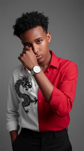 Futuristic Editorial Model Shoot with Cinematic Lighting