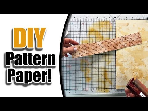 Out of Pattern Paper? Make Your Own DIY Backgrounds for Scrapbooking