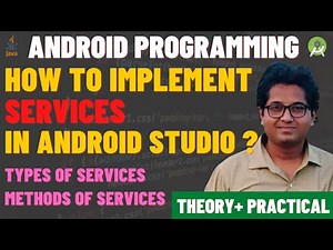 Android Services | Example of Services in Android | Types of Services | Playing Music in Background