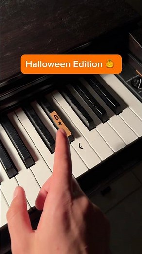 Scary sounds 🎃 #piano #tutorial #halloween #scary