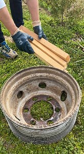 Backyard fire pit from old car wheel | Science, Tech and Universe