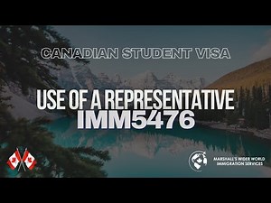 IMM5476 - Use of a Representative