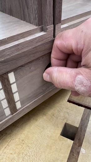 4.4K views · 185 reactions | Update on our online workshop project, the Walnut Hand Tool Cabinet!#woodworking #handtools #dovetails #wooddrawers #woodworkingcommunity | RobCosman.com | Facebook