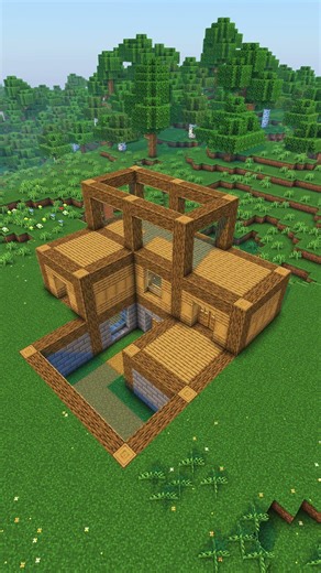 Minecraft Easy Houe #minecraft