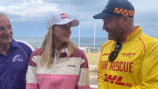 🏄‍♀️ WORLD CHAMPION HOMECOMING 🏡 Central Coast’s own Molly Picklum has returned home to North Entrance Surf Club, where it all began. We speak with Picklum, founding president Col Laing, and current club president Czes Lawicki. Molly started out at North Entrance as a nipper before moving into surfing during her teen years. She’s now the World Champion, after taking out the World Surf League (WSL) title. 🌊 Picklum answered dozens of great questions from local juniors — and had a message for t