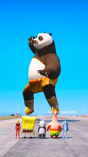 GTA V: Deadpool & Panda Fusion #fbreels #gta #fbreelsvideo #gta5 | Gameshot PH
