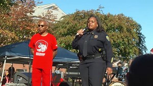 11K views · 251 reactions | Winston-Salem Police Chief Catrina Thompson and Winston-Salem State University Chancellor Elwood Robinson do the Wobble with students and police officers on campus. | City of Winston-Salem, NC - Government | Facebook