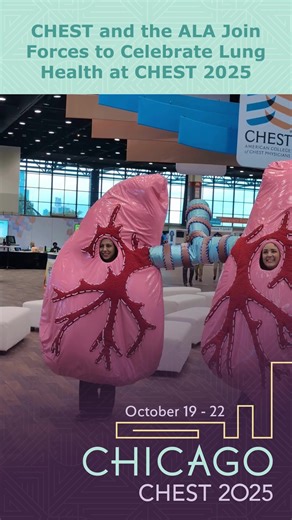 43K views · 213 reactions | A big thank-you to the American Lung Association in Greater Chicago for letting the lungs go on a field trip to #CHEST2025! 贈 The ALA lungs stopped by Experience CHEST in the Exhibit Hall to help us celebrate lung health—and even CHEST CEO Bob Musacchio, PhD, joined in to say hi! | American College of Chest Physicians | Facebook