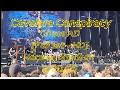 Cavalera Conspiracy live - [Full Set - HD] - Chaos A.D. in full - Hersheypark Stadium - 9/20/25