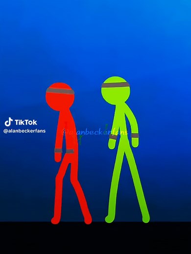 Blue : Easy #alanbecker #alanbeckerfans #alanbeckerstickman #alanbeckerstickfigures #alanbeckeredit #blue #red #green