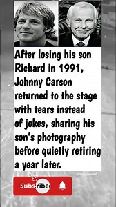 Johnny Carson’s Final Tribute to His Son ❤️