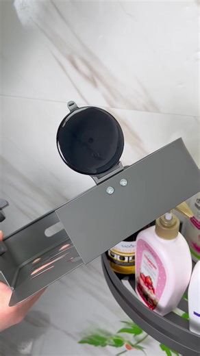 Innovative Suction Cup Corner Shelves for Home Organization