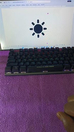 Sun MS WORD ( 2600 ) Unicode shortcut #asmr #keyboard #keyboardshortcuts #typing #computertips #