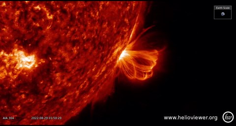 Departing sunspot delivered several strong flares in amazing time-lapse