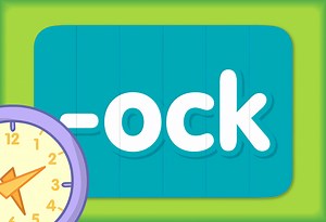 Turn & Learn – Word Family “ock” - Super Simple