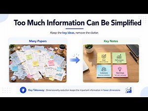 Dimensionality Reduction Explained Simply | Unsupervised Learning Basics