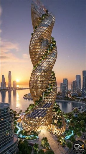 The Most Beautiful Skyscraper Ever Designed? 😱 #construction #timelapse #skyscraperconstruction