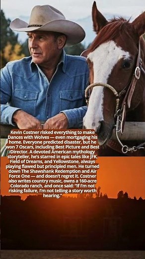 KEVIN COSTNER — THE LAST CINEMA COWBOY #facts #vintage #movie #hollywood #love #history #retro