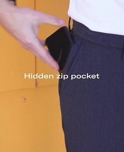 The most versatile pant ever? Comfy enough for lounging, but smart enough for work. Made with 4-way stretch, spill-proof fabric, and hidden zip pockets to keep your phone and wallet secure. | Quince
